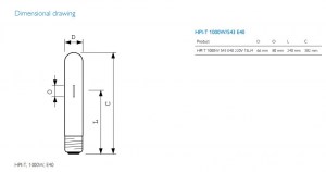 Philips HPI-T 1000W E40-1